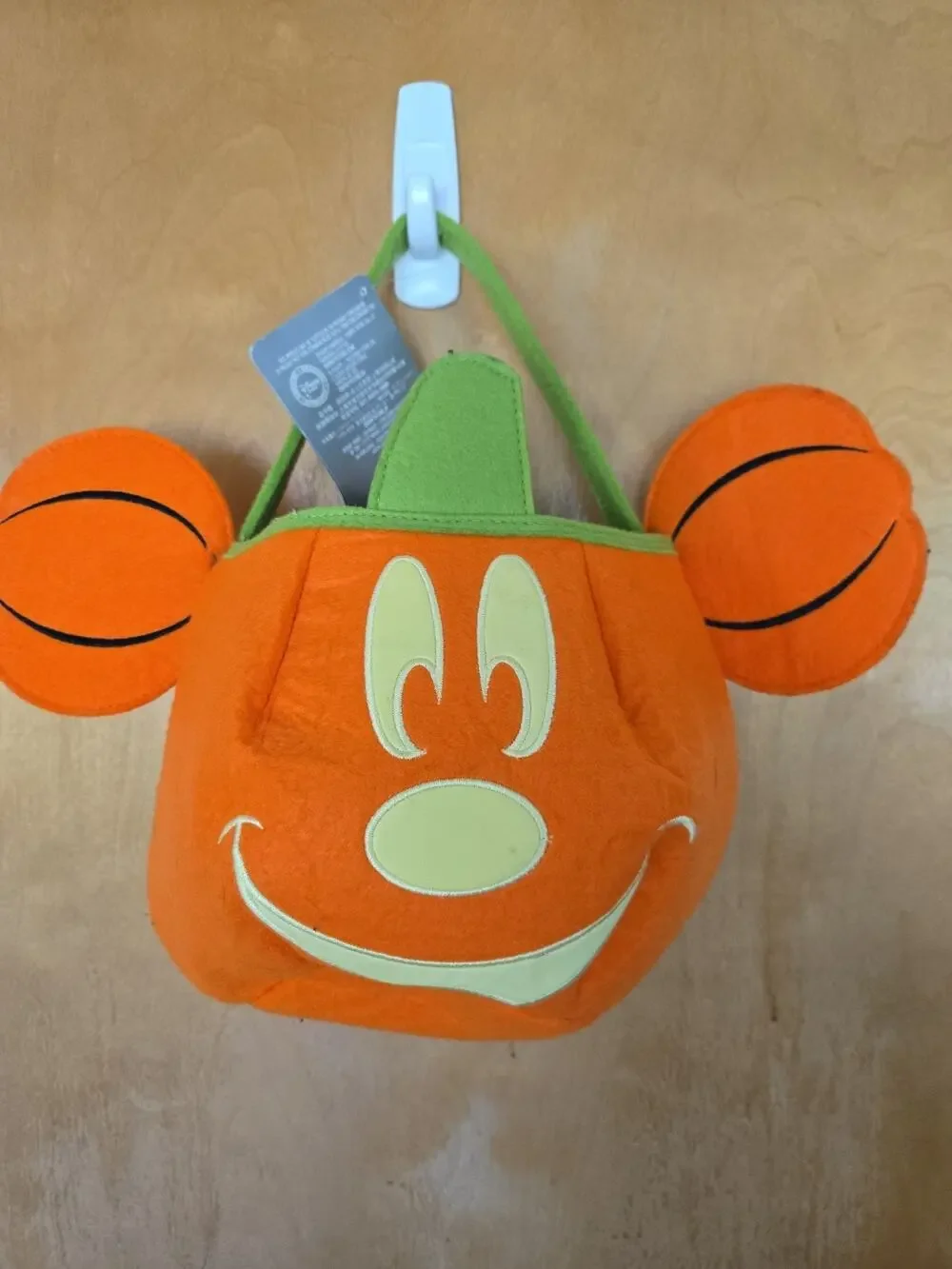 Disney Store Mickey Mouse Halloween Trick Or Treat Bag 11x7 New With Tags